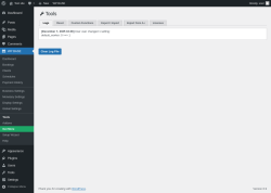 Page screenshot: WP BASE → Tools