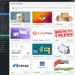 Page screenshot: WP BASE → Get More