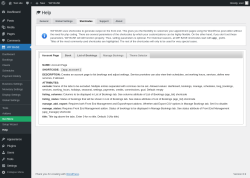 Page screenshot: WP BASE → Help → Shortcodes