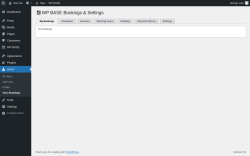 Page screenshot: Users → Your Bookings