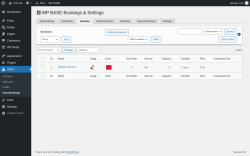 Page screenshot: Users → Your Bookings → Services