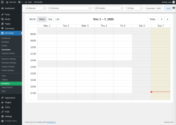 Page screenshot: WP BASE → Schedules