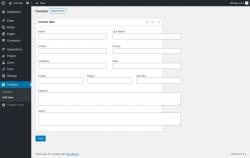 Page screenshot: Contacts &rarr; Add new