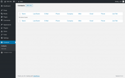 Page screenshot: Contacts