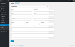Page screenshot: Contacts &rarr; Add new