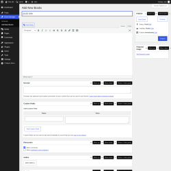 Page screenshot: Book Manager &rarr; Add New Books