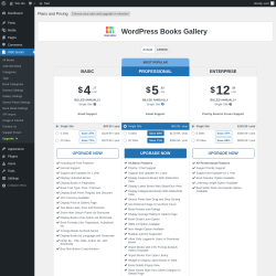 Page screenshot: WBG Books → Upgrade  ➤