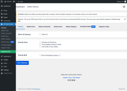 Page screenshot: WP Bulk Delete