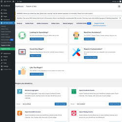 Page screenshot: WP Bulk Delete &rarr; Support & Help
