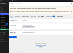Page screenshot: WP Bulk Delete