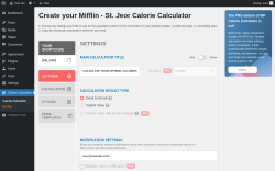 Page screenshot: Calorie Calculator