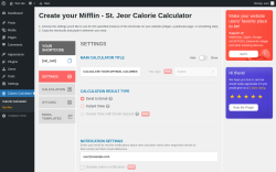 Page screenshot: Calorie Calculator