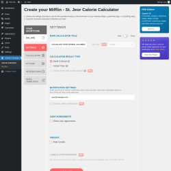 Page screenshot: Calorie Calculator