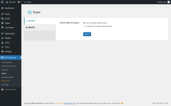 Page screenshot: WP Carousel &rarr; Tools
