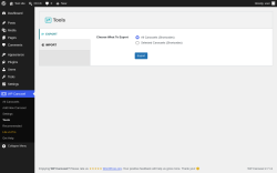 Page screenshot: WP Carousel &rarr; Tools