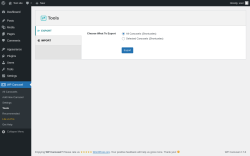 Page screenshot: WP Carousel → Tools