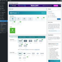 Page screenshot: WP Carousel → Add New Carousel