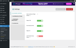 Page screenshot: WP Carousel → Settings