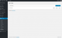 Page screenshot: Settings  → WP-CFM