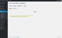 Page screenshot: CloudGallery &rarr; Instagram