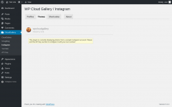 Page screenshot: CloudGallery &rarr; Instagram &rarr; Themes