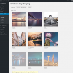 Page screenshot: CloudGallery &rarr; SmugMug