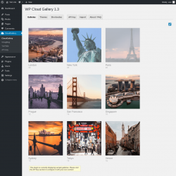 Page screenshot: CloudGallery