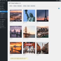 Page screenshot: CloudGallery