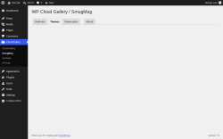 Page screenshot: CloudGallery &rarr; SmugMug &rarr; Themes