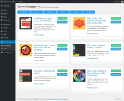 Page screenshot: Wow-Company