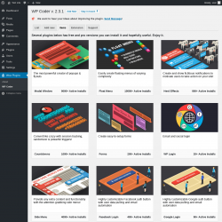 Page screenshot: Wow Plugins → WP Coder → Items