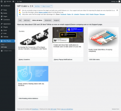 Page screenshot: Wow Plugins → WP Coder → CSS & JS Items