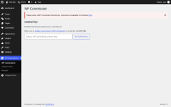 Page screenshot: WP Commission