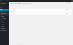 Page screenshot: WP Contact Slider