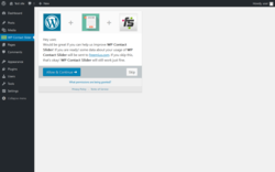 Page screenshot: WP Contact Slider