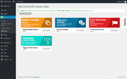 Page screenshot: WP Contact Slider → Add-Ons