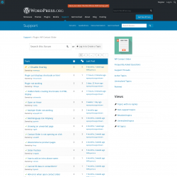 Page screenshot: WP Contact Slider → Support Forum