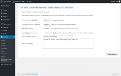 Page screenshot: Settings &rarr; WP Content Copy Protection