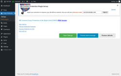 Page screenshot: Copy Protection