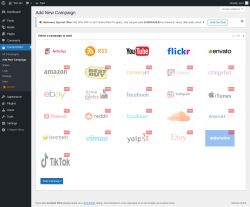 Page screenshot: Content Pilot → Add New Campaign