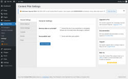 Page screenshot: Content Pilot → Settings