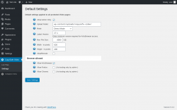 Page screenshot: CopySafe Video &rarr; Settings