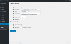 Page screenshot: CopySafe Video &rarr; Settings