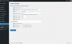 Page screenshot: CopySafe Video &rarr; Settings
