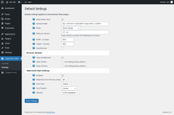 Page screenshot: CopySafe Video &rarr; Settings