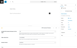 Page screenshot: Add Post ‹ Test site — WordPress