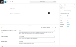 Page screenshot: Add Page ‹ Test site — WordPress