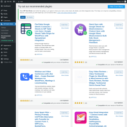 Page screenshot: WP Dark Mode → Recommended  Plugins