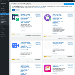 Page screenshot: WP Dark Mode → Recommended  Plugins
