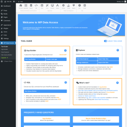 Page screenshot: WP Data Access